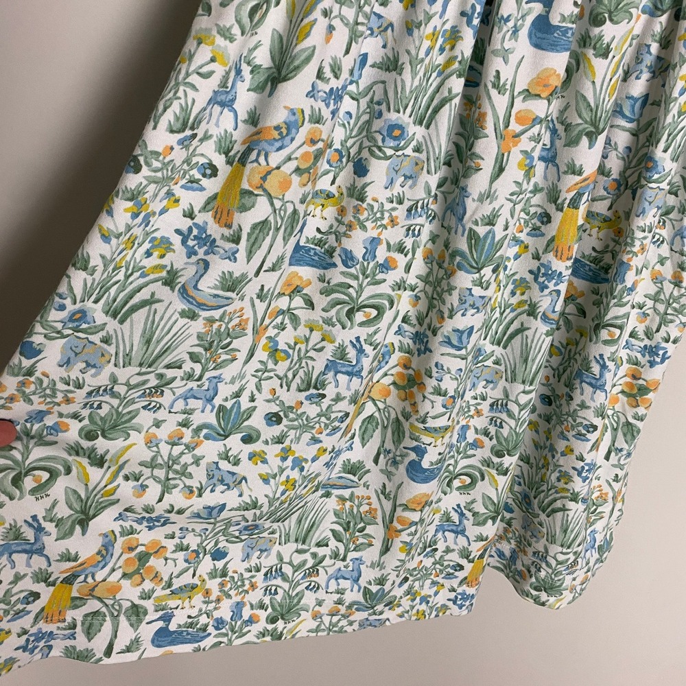 Hill House Aurora Sleep Dress Sherwood Forest Pajamas Womens Medium Cutout - Picture 6 of 8